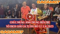 CHÚC MỪNG NHÀ VÔ ĐỊCH MANG TÊN ANH TRUNG BẾN TRE TẠI CỒN 2 NGÀY 1-6-2025
