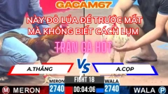 NÀY CHIẾN KÊ ĐỎ NHẮC TAY LÚA ĐỂ TRƯỚC MẮT MÀ KHÔNG DÁM LẤY TRẬN 18 TẠI CỒN 3